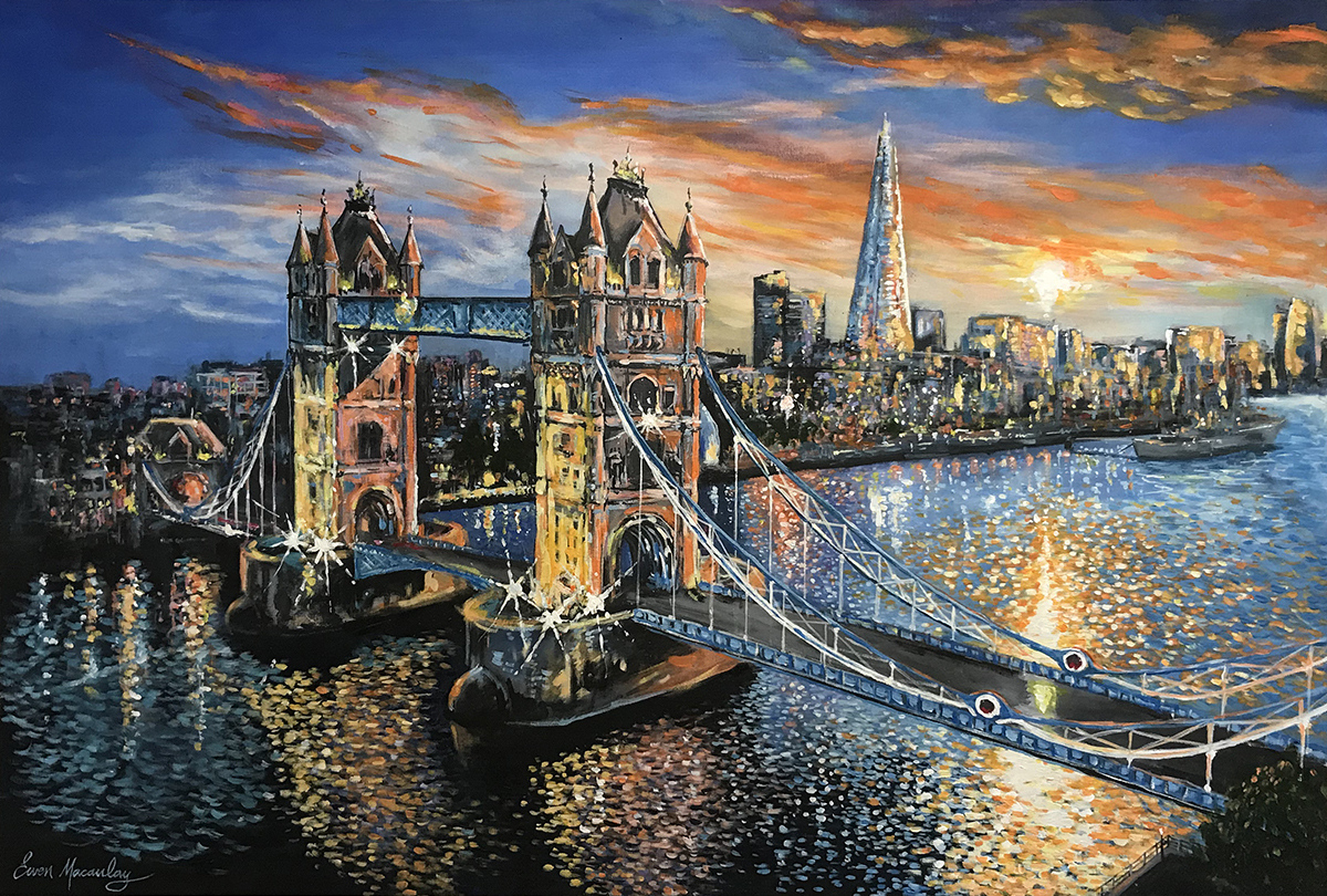 London Bridge painting by Ewen Macaulay
